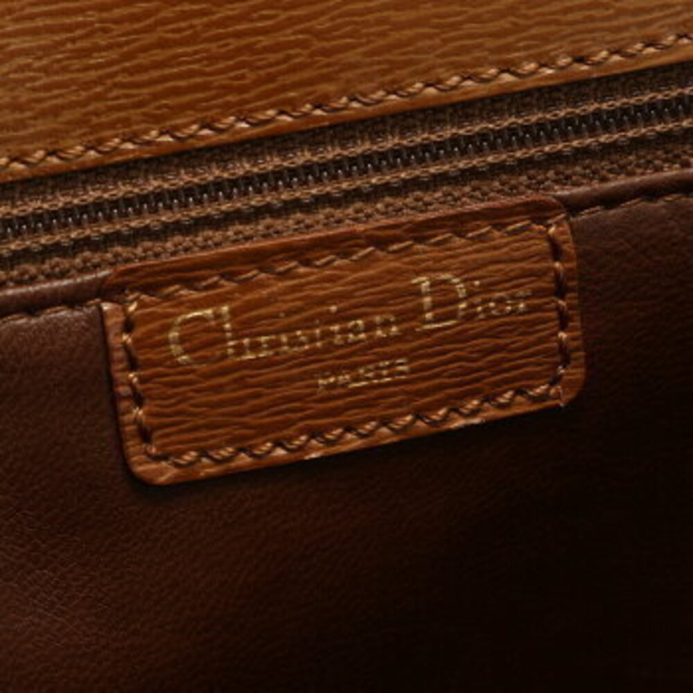 Christian Dior leather shoulder bag crossbody handbag brown - Picture 14 of 14